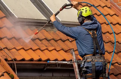 Démoussage et hydrofuge de toiture à Broglie